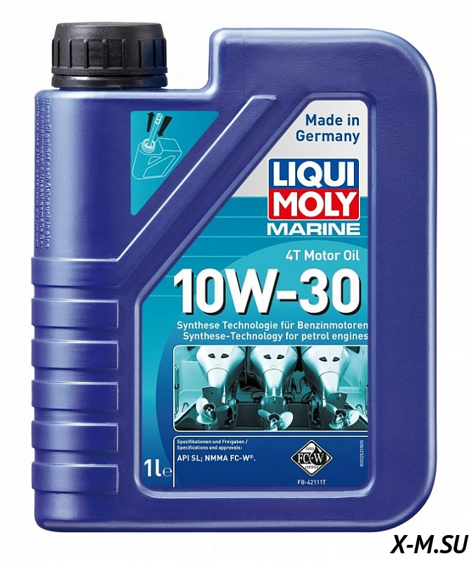 Масло мот.д/водн. техники Marine 4T 10W-30 НС-синт.LiquiMoly 1л Масло мот.д/водн. техники Marine 4T 10W-30 НС-синт.LiquiMoly 1л