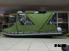 Ходовой комб. (носовой+основной) тент MISHIMO 400 RAPID, RAPID PRO зеленый