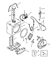 Авто-смесь 2-Х ТАКТНОГО ПЛМ MERCURY 50EO Серийный номер от 6428681 до 0B122929