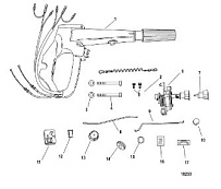 Набор переоборудования ручки румпеля, электрический - 96289A01 4-Х ТАКТНОГО ПЛМ MERCURY 9.9 Серийный номер от 0R042475 и выше