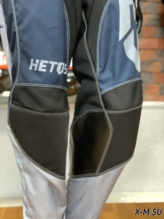 Штаны кроссовые HETOSHI DEMURE TYPE-2 цв, Серо-черный р.L