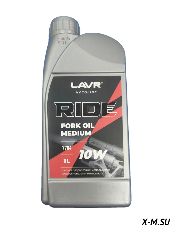 Масло вилочное 10W RIDE Fork oil LAVR MOTO 1л Масло вилочное 10W RIDE Fork oil LAVR MOTO 1л
