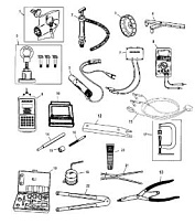 Инструменты (Часть 1) 4-Х ТАКТНОГО ПЛМ MERCURY 50 Серийный номер от 0P401000 до 0P515896