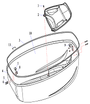 Колпак 2-х тактного ПЛМ MARLIN 40F
