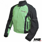 Куртка мотоциклетная (текстиль) Summer Night City черно-зеленый MICHIRU
