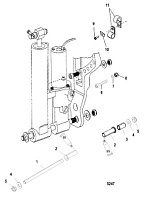 Триммер (Часть 2) 2-х тактного ПЛМ MERCURY 40 M Серийный номер от 00P017000 до 0P325499
