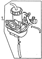 Карбюратор ДВИГАТЕЛЯ Racer 154FMI, 130cc