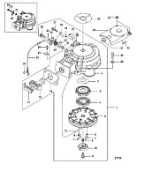 Ручной стартер 4-Х ТАКТНОГО ПЛМ MERCURY 8 Серийный номер от 0P325500 и выше