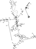 Управление рулевое C40304100 снегохода ТАЙГА PATRUL 800 SWT