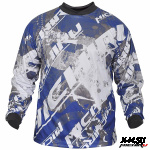 Футболка для мотокросса Type 1 черно-синий MICHIRU