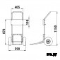 Тележка для ПЛМ (подставка для лодочного мотора на колесиках)