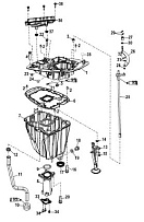 Адапторная пластина 4-Х ТАКТНОГО ПЛМ MERCURY 80 Серийный номер от 0P459572 и выше