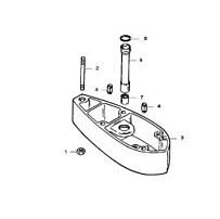 Дополнительные  компоненты 2-х тактного ПЛМ MERCURY 40 M Серийный номер от 9854537 до 0P016999