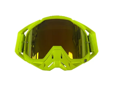 Очки мотокросс 100% XD3-27 коробка цв. оправы Желтый цв. стекла Желтый
