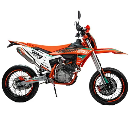 Мотоцикл MOTOLAND (МОТОЛЕНД) SMX300 S4 (175FMM) 17/17 (мотард) ПТС